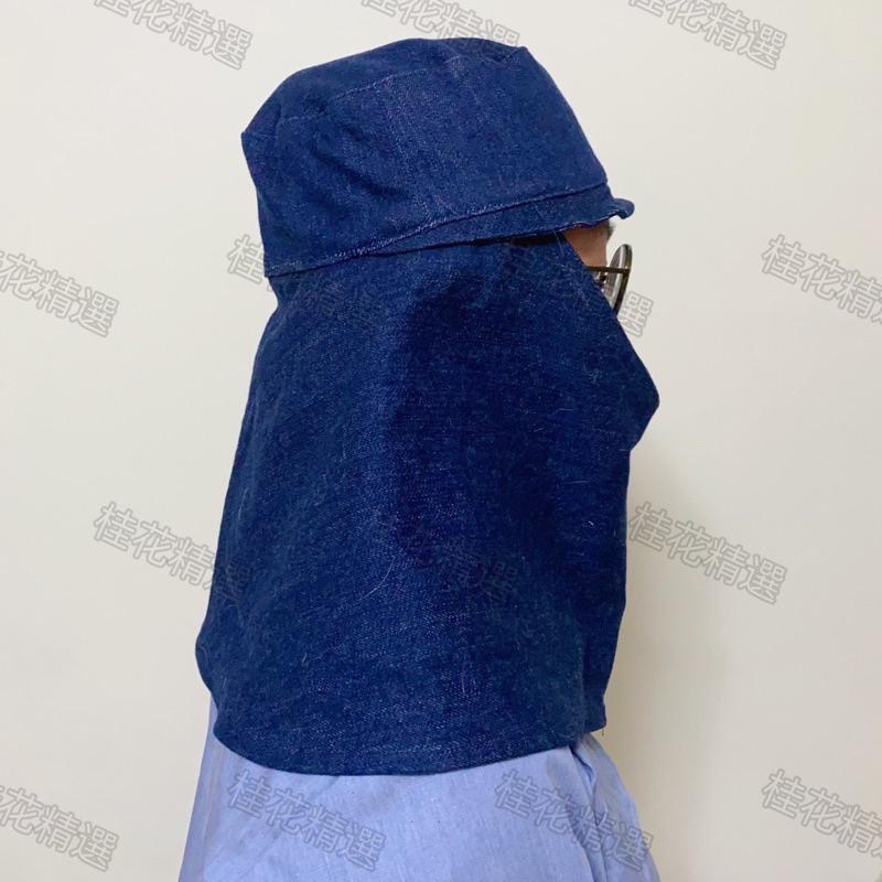 【桂花精選】🔥新開幕🔥厚牛仔包帽 台灣製 材城出品 電焊 焊接魔鬼氈式 防火花噴濺 隔熱防曬 耐磨耐髒-細節圖2