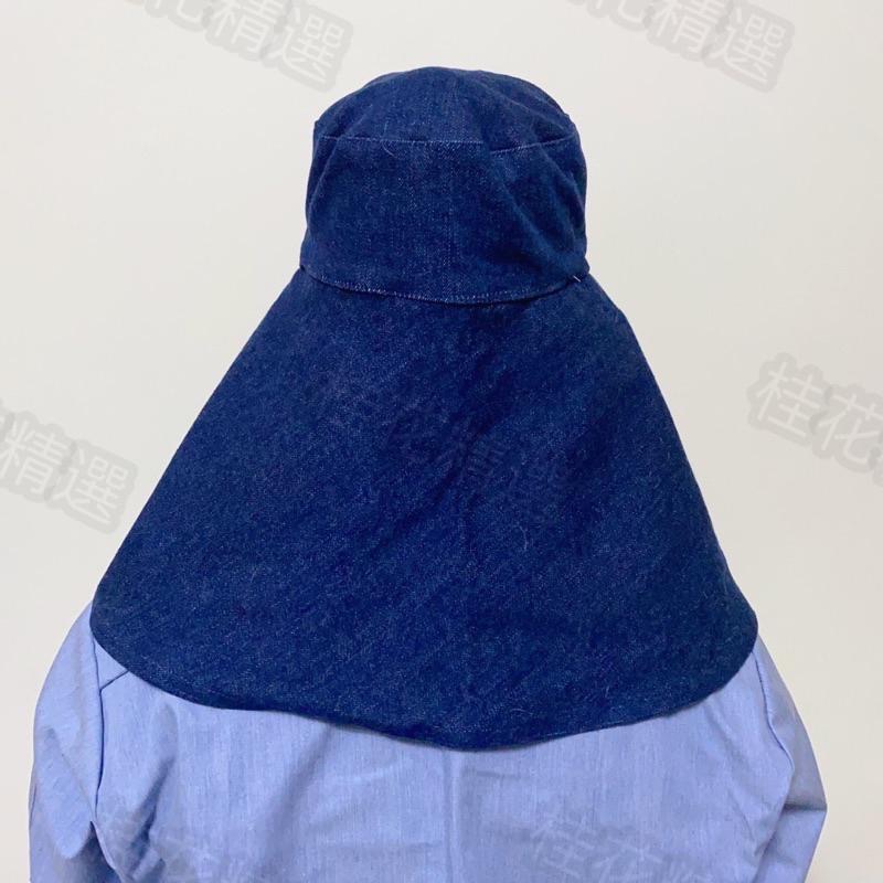 【桂花精選】🔥新開幕🔥厚牛仔包帽 台灣製 材城出品 電焊 焊接魔鬼氈式 防火花噴濺 隔熱防曬 耐磨耐髒-細節圖3