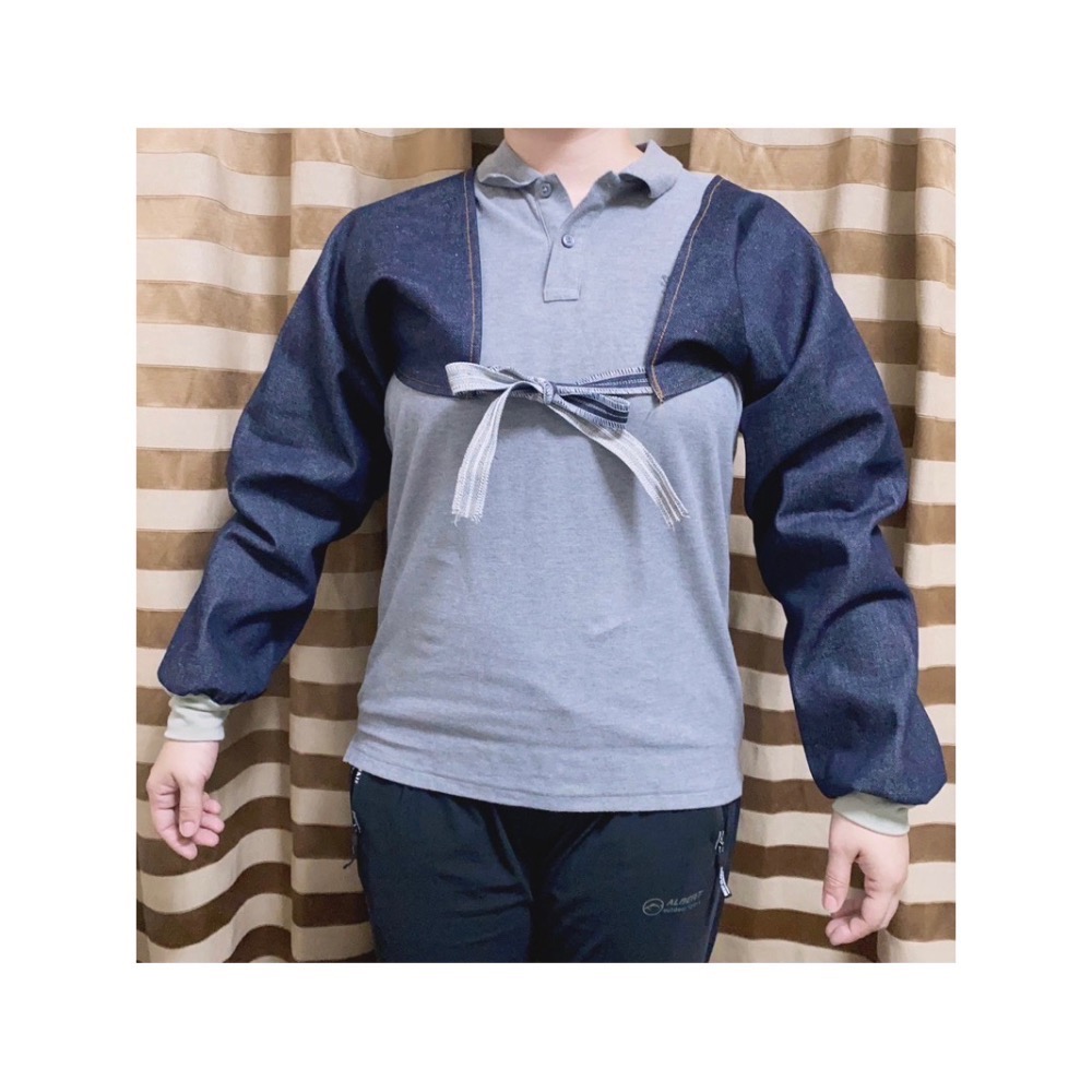 【桂花精選】🔥新開幕🔥厚牛仔袖套 薄牛仔袖套 電焊 材城出品 防護袖套 工作袖套 耐污耐髒耐磨-細節圖2