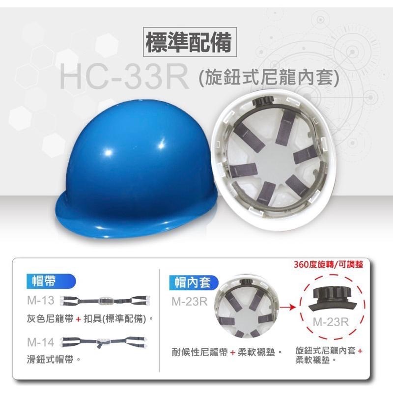 【桂花精選】🔥新開幕🔥旋鈕藍鷹日式安全帽 台灣製 旋鈕式HC-33R 工地帽 工程帽 耐衝擊 台灣製 ABS-細節圖2