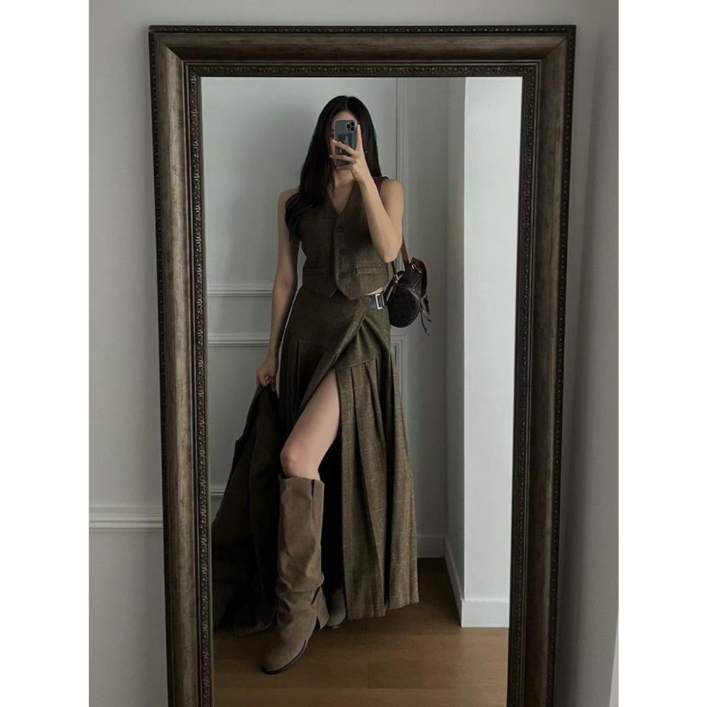 《HSS 韓國代購》正韓 🇰🇷 東大門 霧面斜筒長筒靴-細節圖5