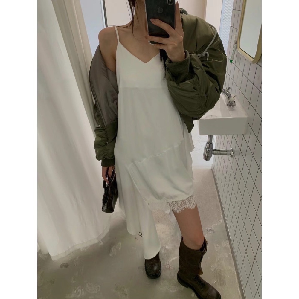 24hr現貨在台《HSS韓國代購》正韓 🇰🇷 東大門 吊帶蕾絲連身裙洋裝-規格圖10