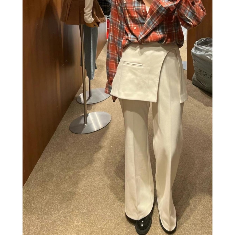 《HSS 韓國代購》正韓 🇰🇷 東大門 設計感長褲裙子-細節圖7