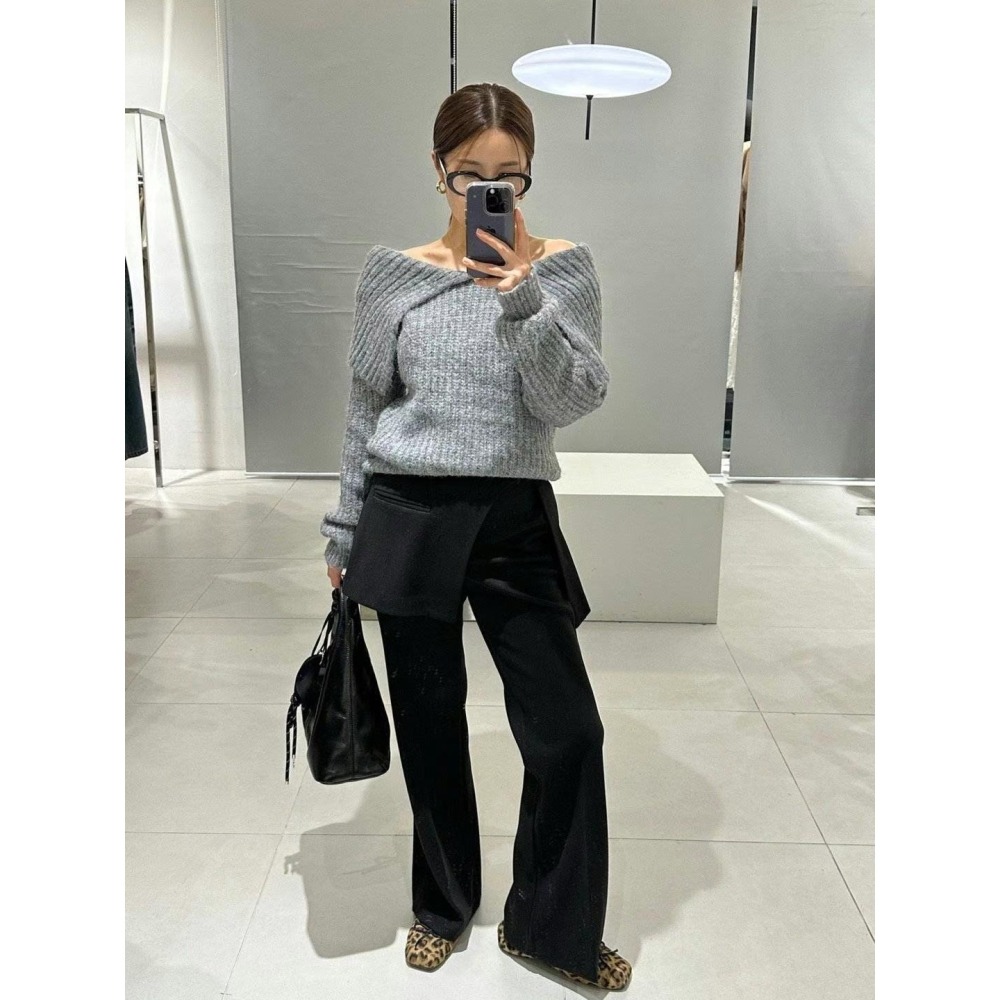 《HSS 韓國代購》正韓 🇰🇷 東大門 設計感長褲裙子-細節圖9