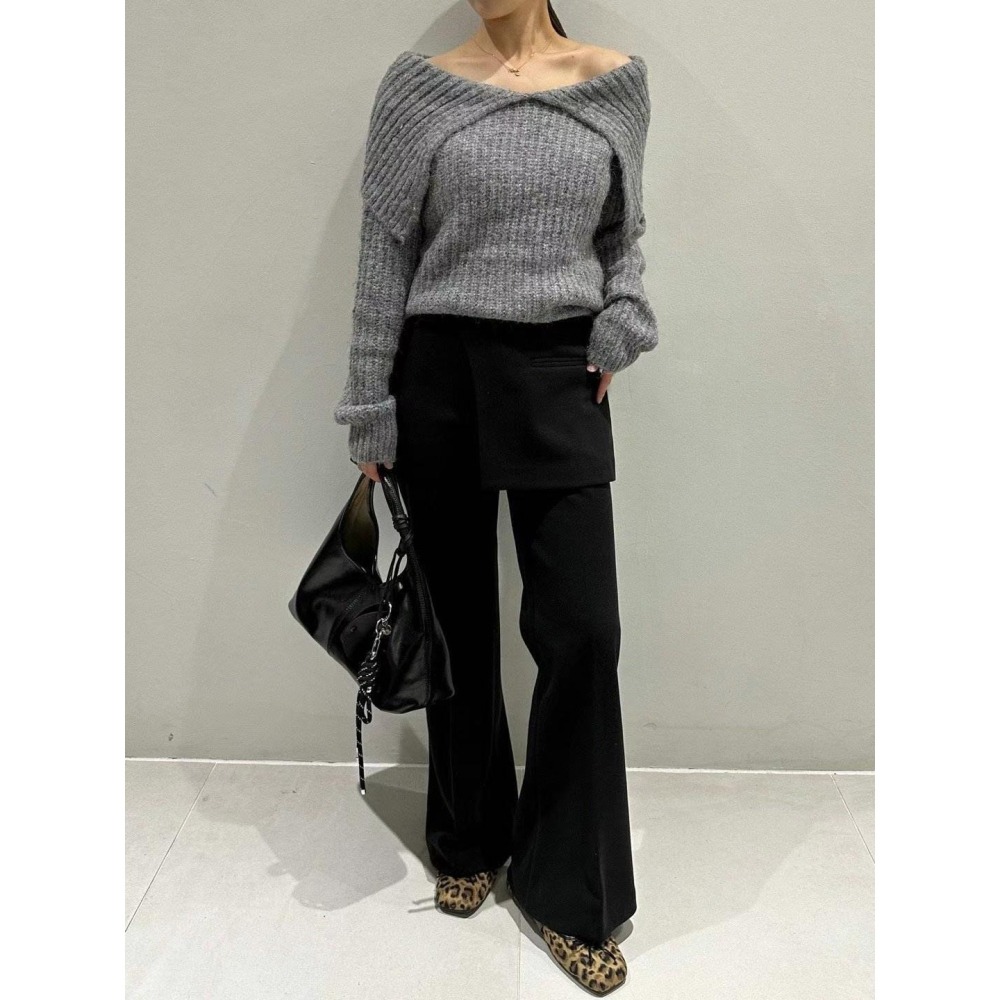 《HSS 韓國代購》正韓 🇰🇷 東大門 設計感長褲裙子-細節圖10