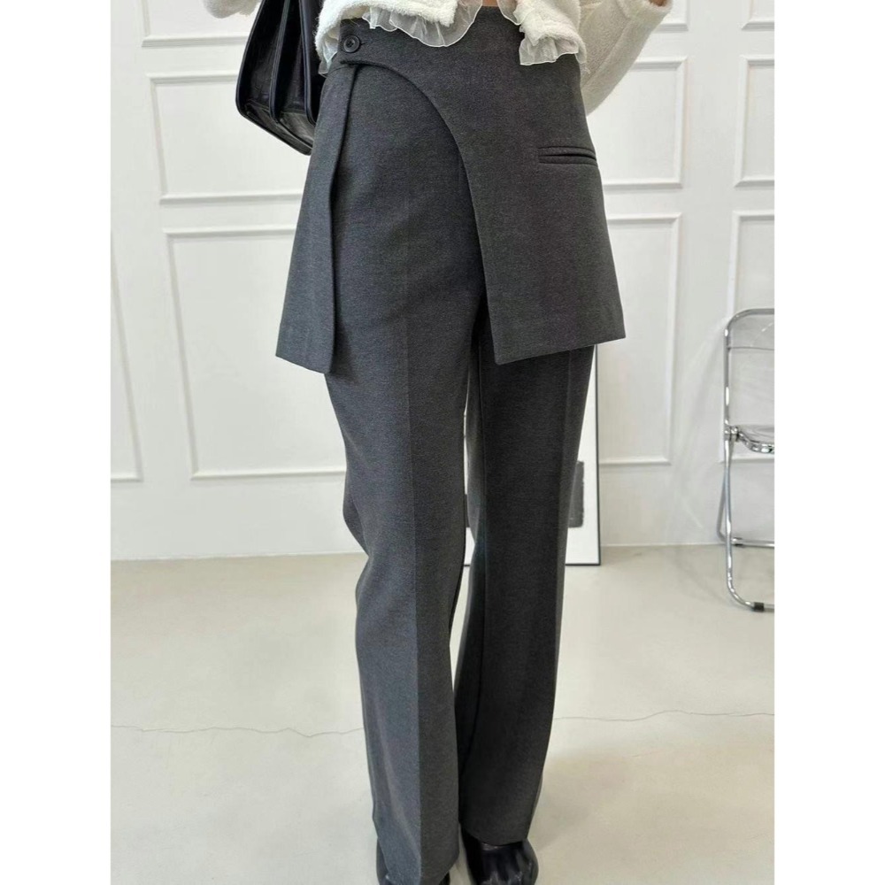 《HSS 韓國代購》正韓 🇰🇷 東大門 設計感長褲裙子-規格圖11