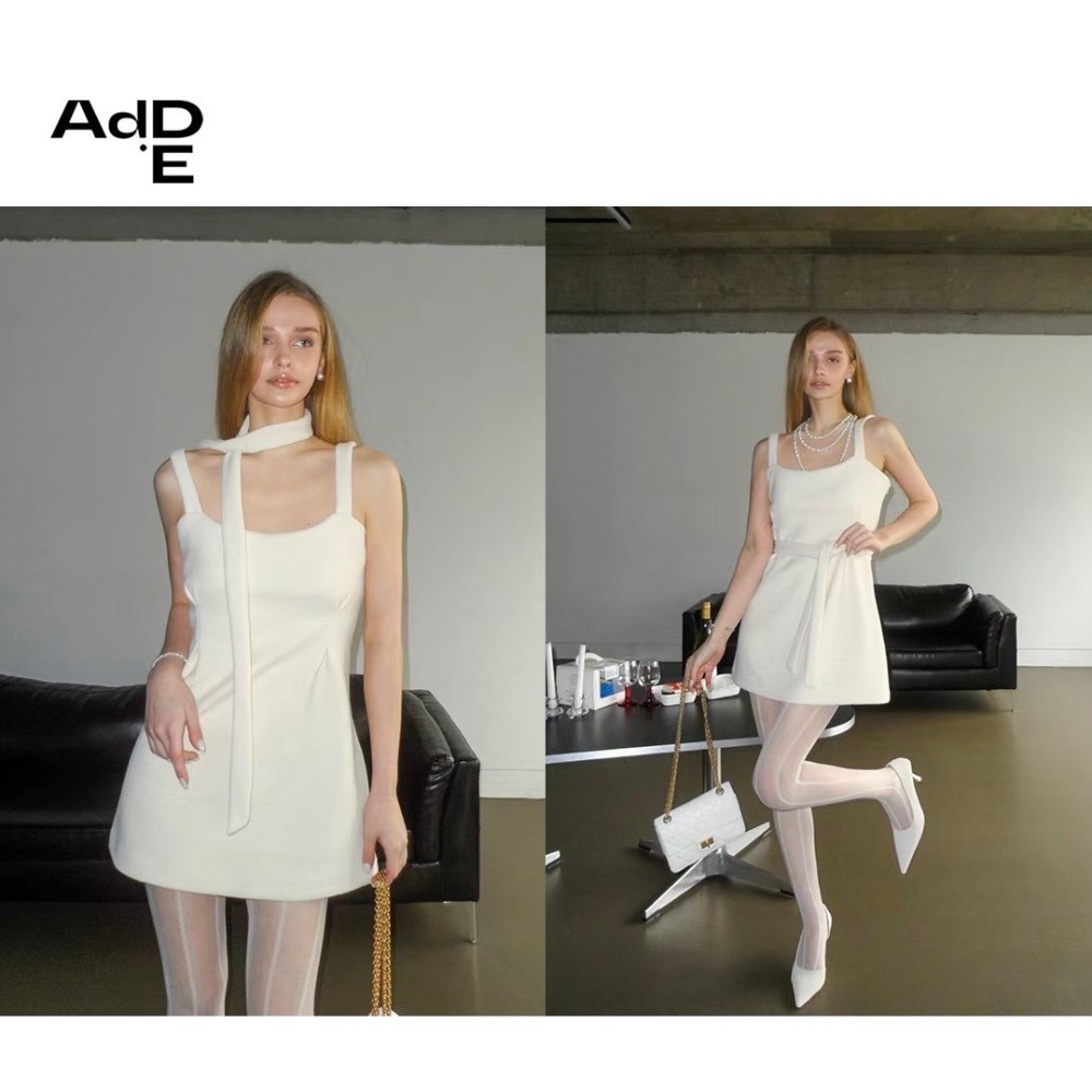 《HSS 韓國代購》正韓 🇰🇷 東大門 約會優雅❤️必備甜辣標配優雅ㄇ型領洋裝-細節圖7