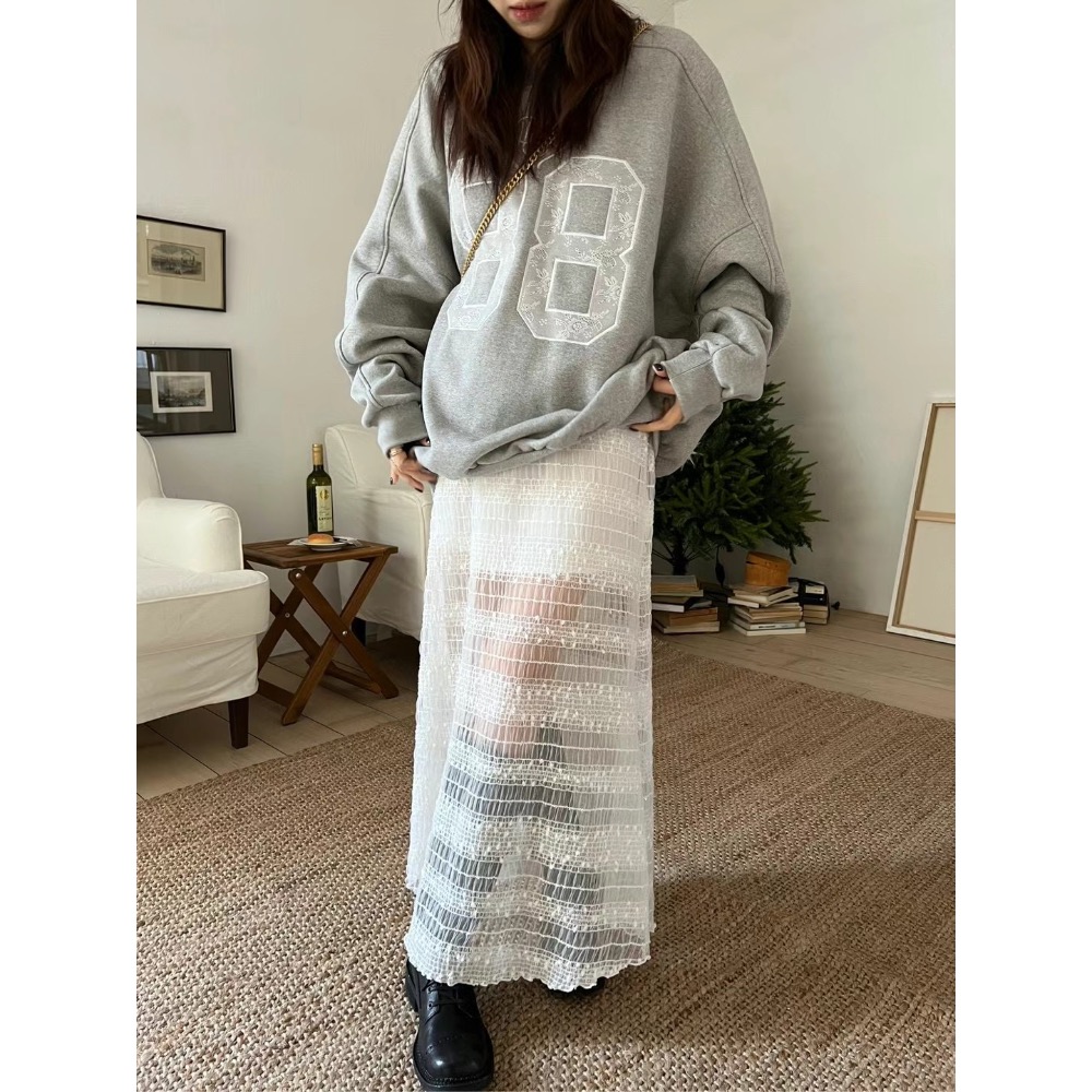 《HSS 韓國代購》正韓 🇰🇷 東大門  星空點點鏤空透視紗裙短裙內襯-細節圖5