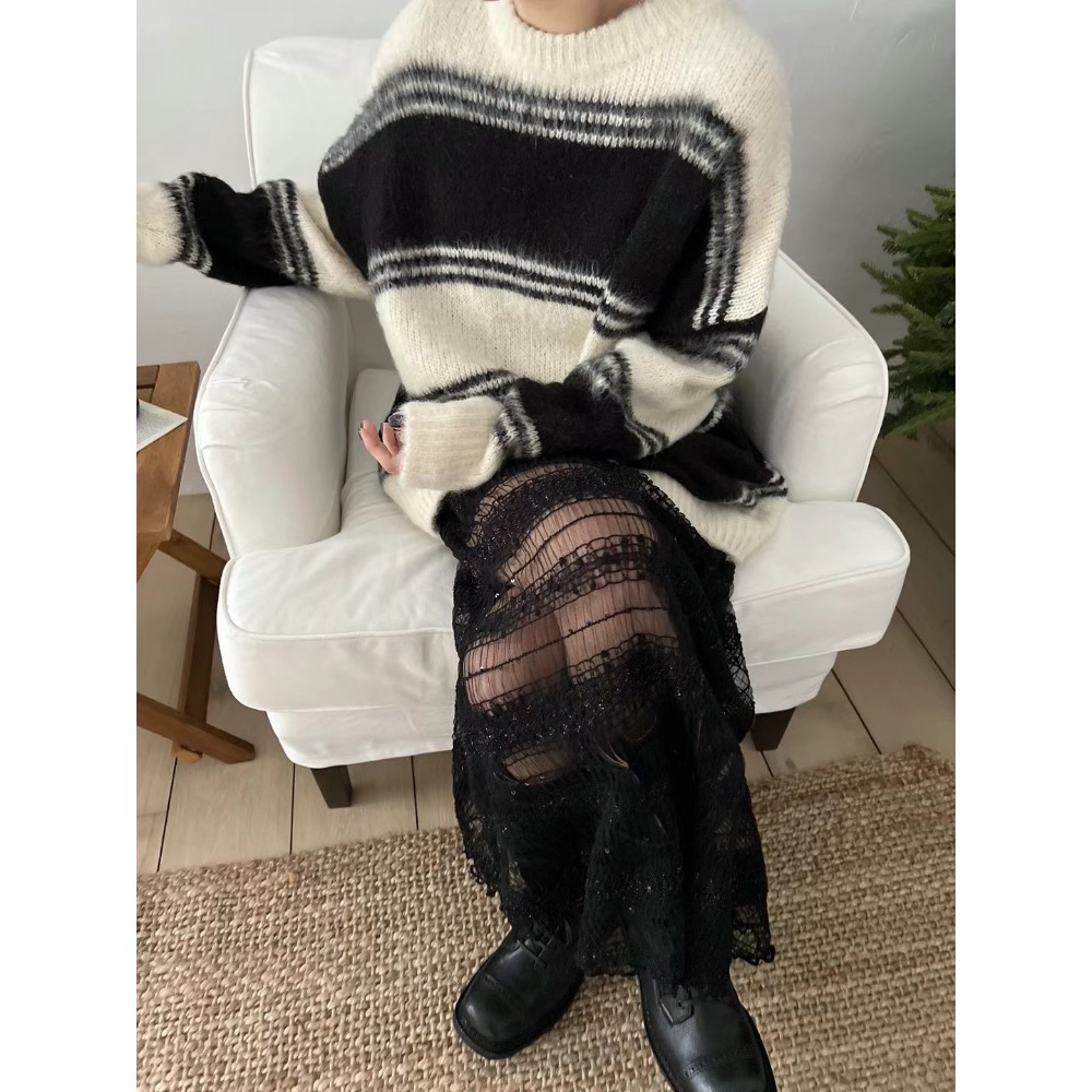 《HSS 韓國代購》正韓 🇰🇷 東大門  星空點點鏤空透視紗裙短裙內襯-細節圖6