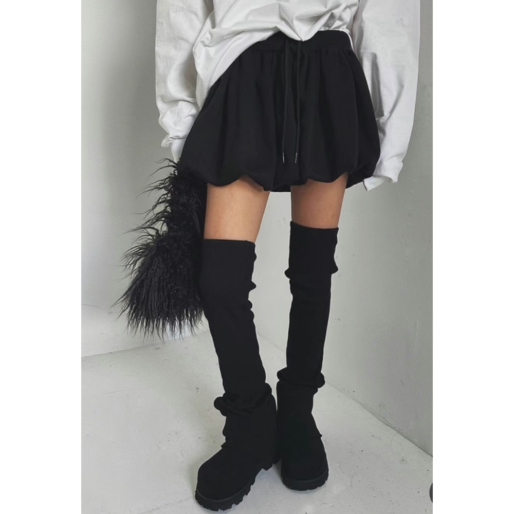 《HSS 韓國代購》正韓 🇰🇷 東大門  Y2K女孩今年必備❤️膝上襪套 條紋襪套-細節圖6