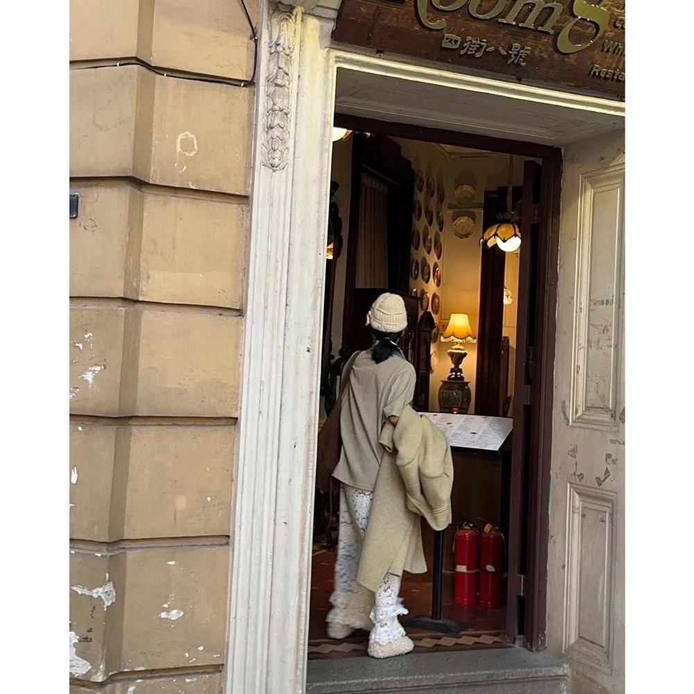 《HSS 韓國代購》正韓 🇰🇷 東大門 歐膩網紅款❤️下不規則設計厚棉長版T恤上衣-細節圖7