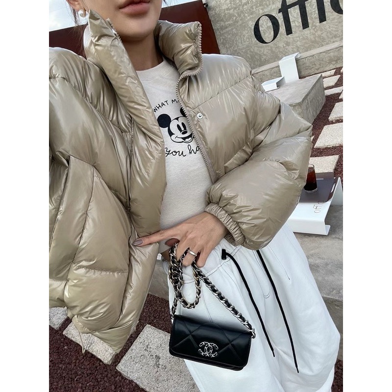 24hr現貨在台《HSS 韓國代購》正韓 🇰🇷 東大門 糖果色霧面/復古漆皮亮面 保暖禦寒高含量羽絨棉外套-細節圖3