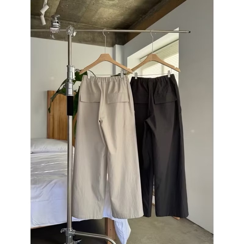 《HSS 韓國代購》正韓 🇰🇷 東大門  鬆緊腰口袋工裝褲-細節圖9