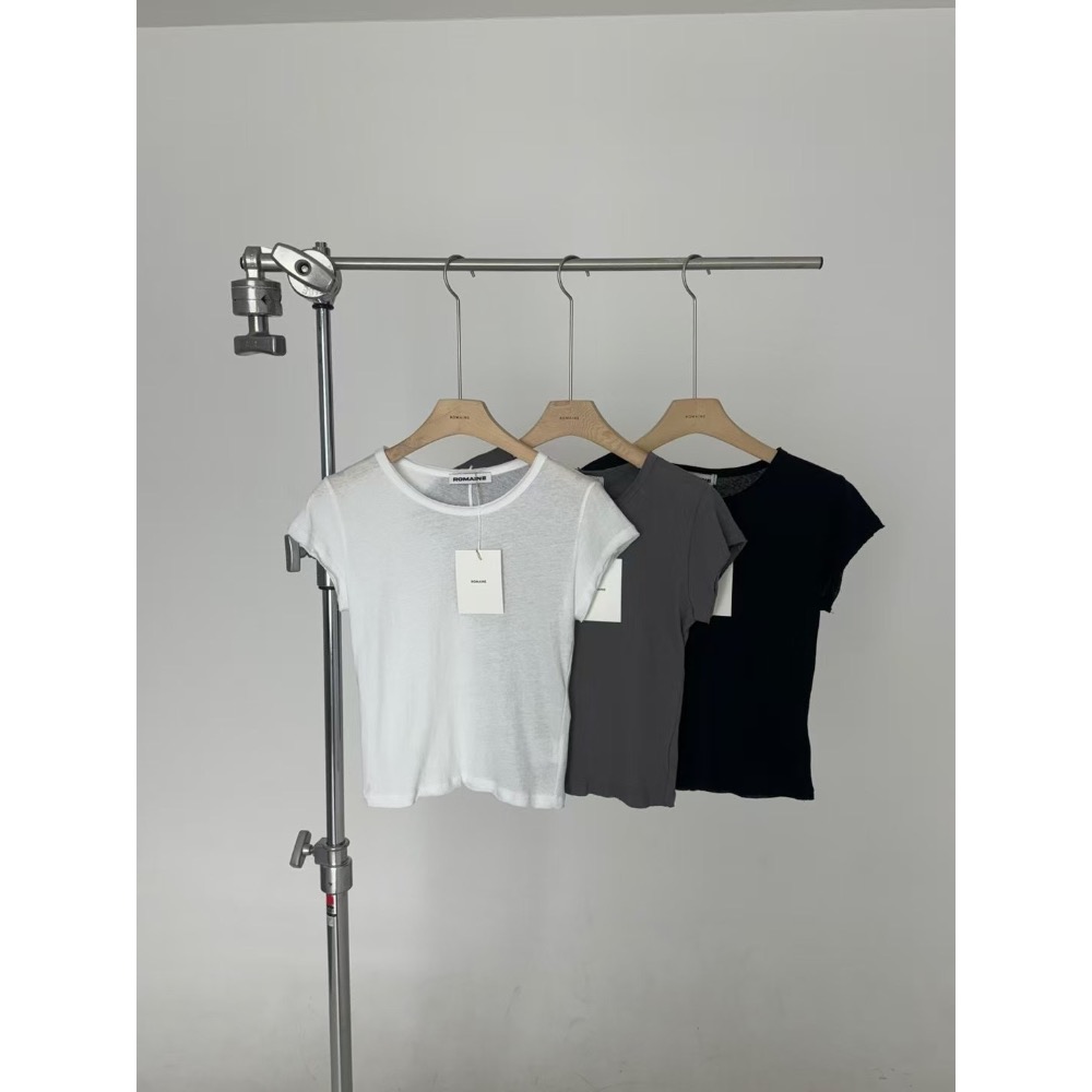 《HSS 韓國代購》正韓 🇰🇷 東大門  平口綁帶2穿露肩長袖上衣/內搭小包袖素T-細節圖10