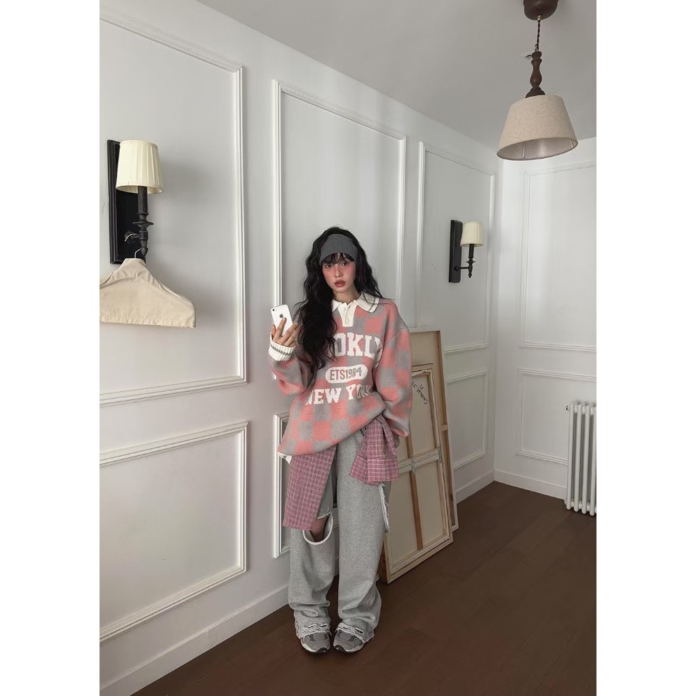 《HSS 韓國代購》正韓 🇰🇷 東大門   破損設計造型側鏈鬆緊休閒棉褲-細節圖4