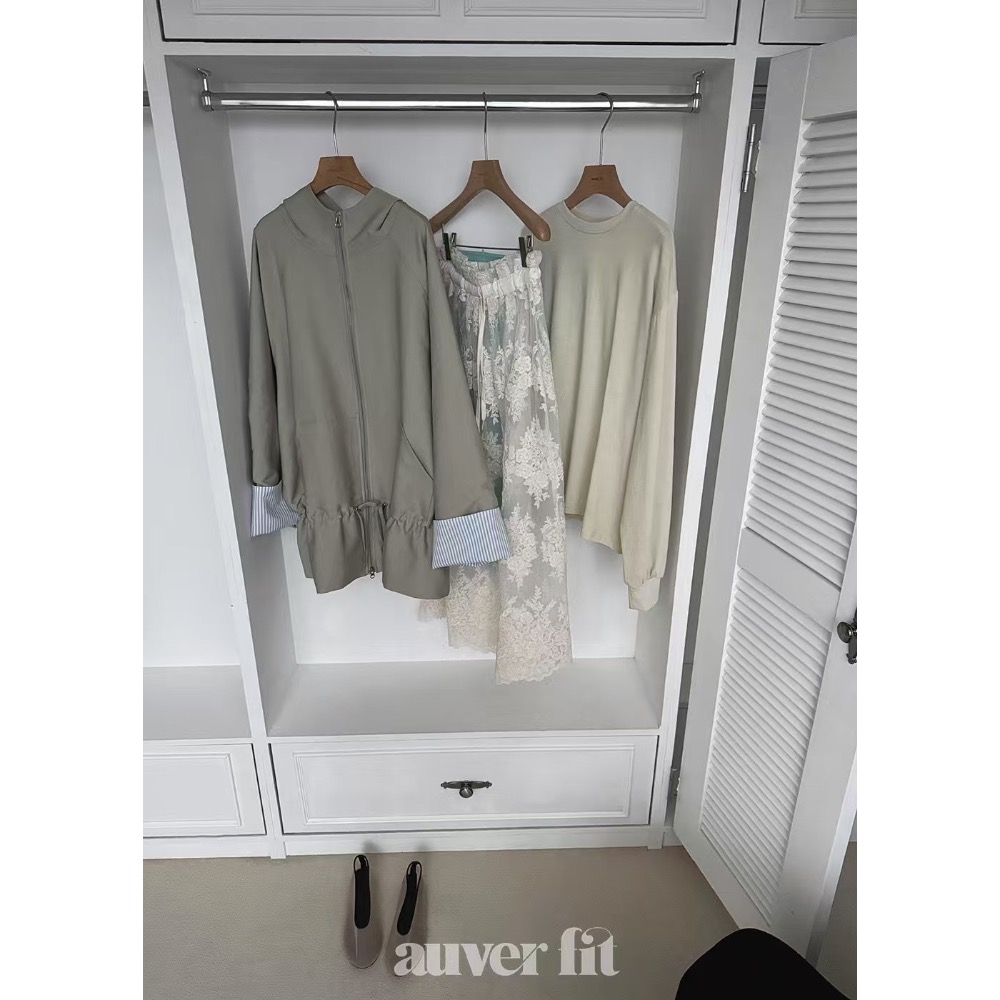 《HSS 韓國代購》正韓 🇰🇷 東大門 透視蕾絲鬆緊腰長裙-規格圖11