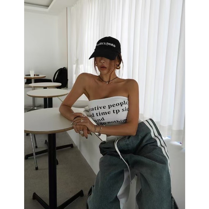 《HSS 韓國代購》正韓 🇰🇷 東大門 雙色拼色鬆緊腰側口袋牛仔工裝褲-細節圖2