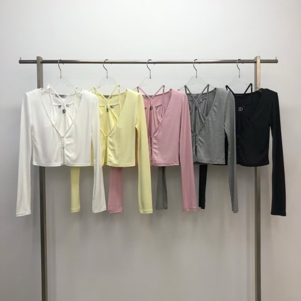 《HSS正韓空運代購》 🇰🇷 東大門 細肩繞脖背心+小外套/後鬆緊開叉高腰長裙-規格圖11