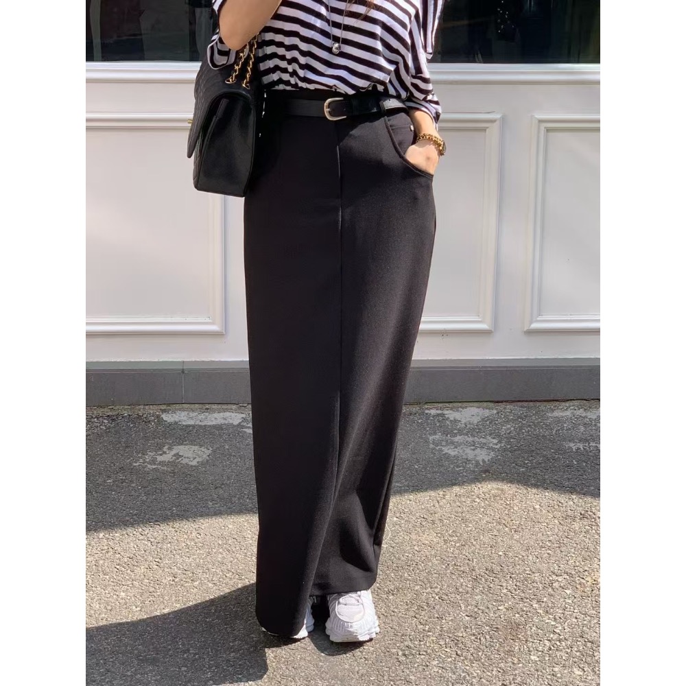 《HSS正韓空運代購》 🇰🇷 東大門 細肩繞脖背心+小外套/後鬆緊開叉高腰長裙-規格圖11