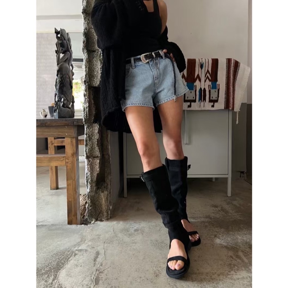 《HSS正韓空運代購》 🇰🇷 東大門 金屬貝殼紋編織皮革皮帶-細節圖2