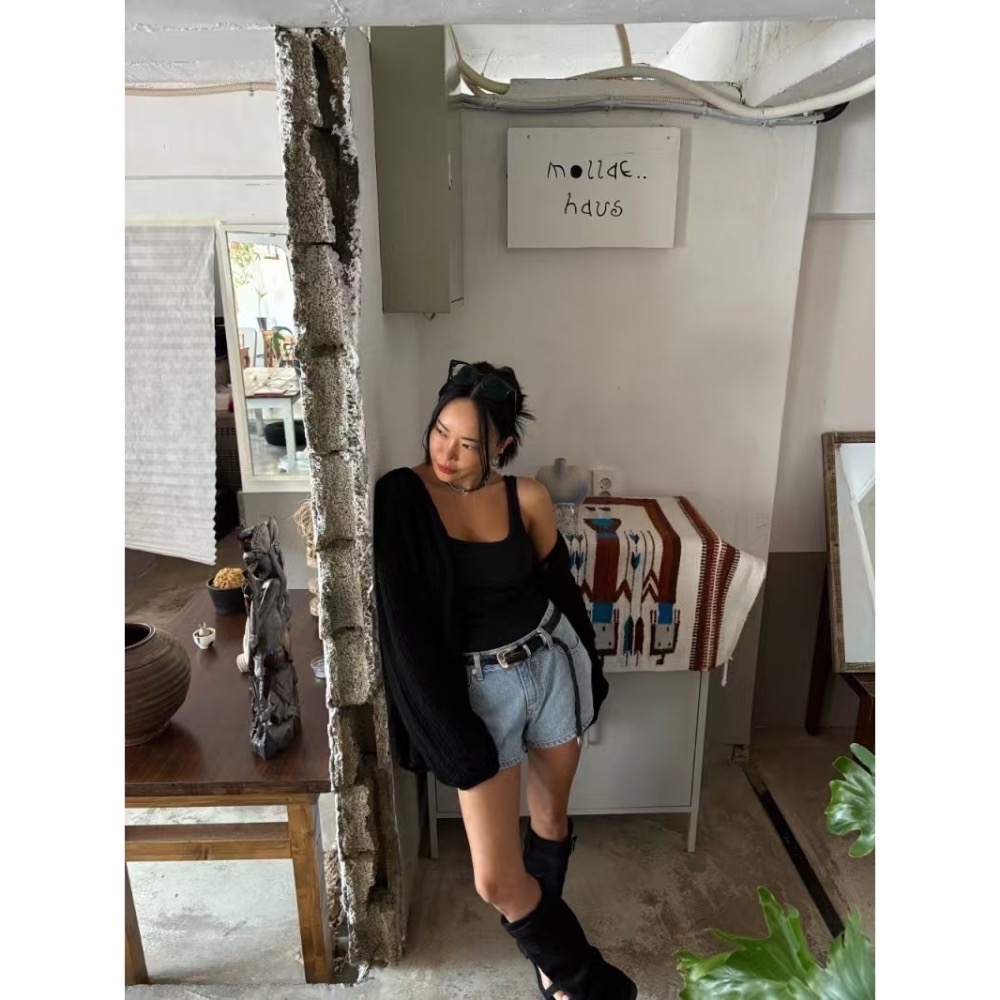 《HSS正韓空運代購》 🇰🇷 東大門 金屬貝殼紋編織皮革皮帶-細節圖3