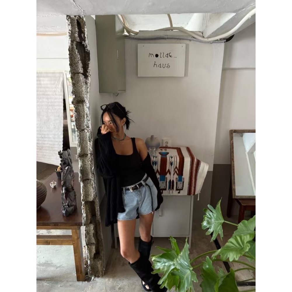 《HSS正韓空運代購》 🇰🇷 東大門 金屬貝殼紋編織皮革皮帶-細節圖4