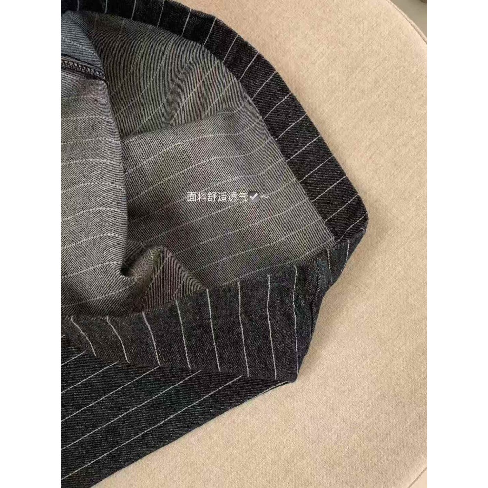 HSS選品系列🖤【Chichic Girl 齊克女孩】 高腰黑灰寬鬆西裝褲-細節圖8