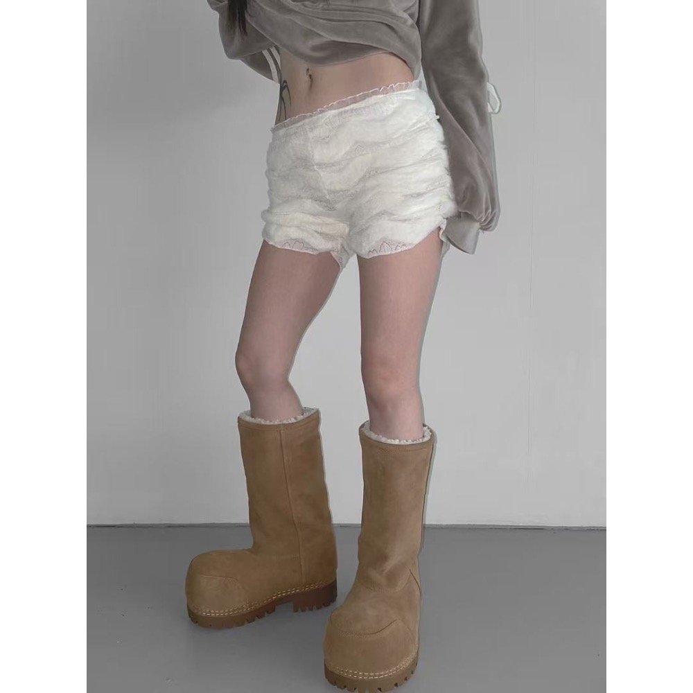 《HSS正韓代購》 🇰🇷 東大門 Project Wave 高筒內增高厚底雪靴-細節圖4