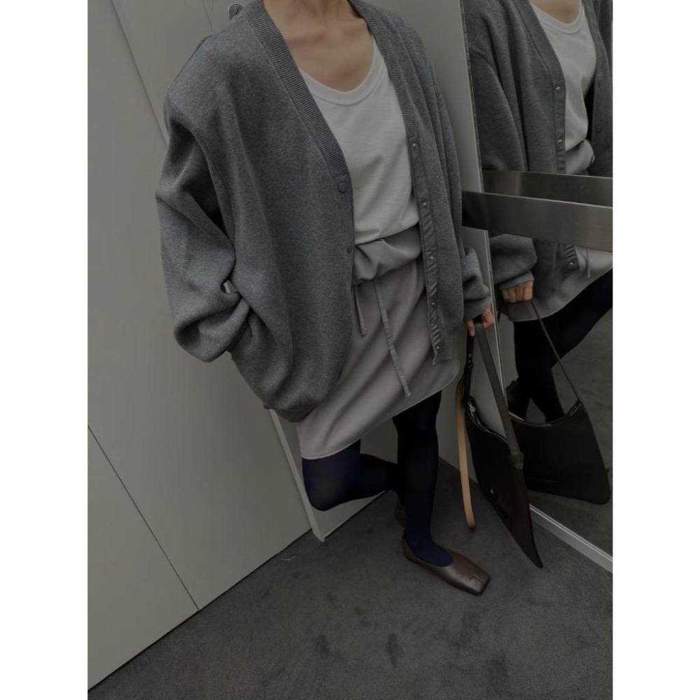 Twins 🇰🇷 韓國代購 東大門 正韓 早秋款 開襟衫長袖針織外套-細節圖2