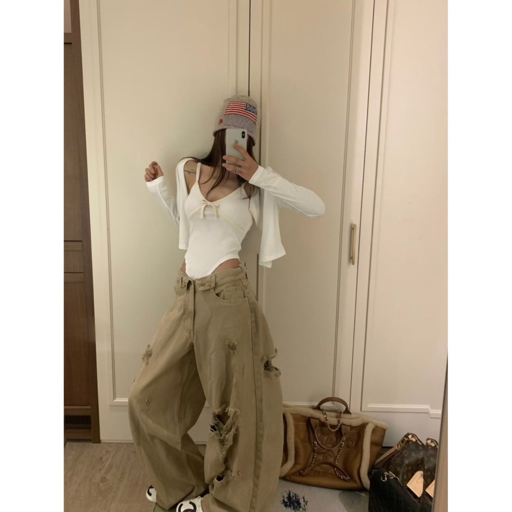 Twins 🇰🇷 韓國代購 東大門 正韓 早秋款 連體背心小外套SET-細節圖8