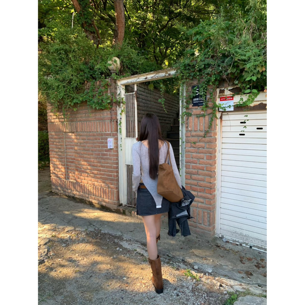 Twins 🇰🇷 韓國代購 東大門 正韓 早秋款 長袖素面bodysuit-細節圖10
