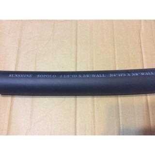 黑色泡棉 保溫套管 保溫管 海綿管 泡棉管 太陽能保溫管(1-1/4＂管適用) 熱水器保溫管開泰管保溫3/8＂-細節圖4