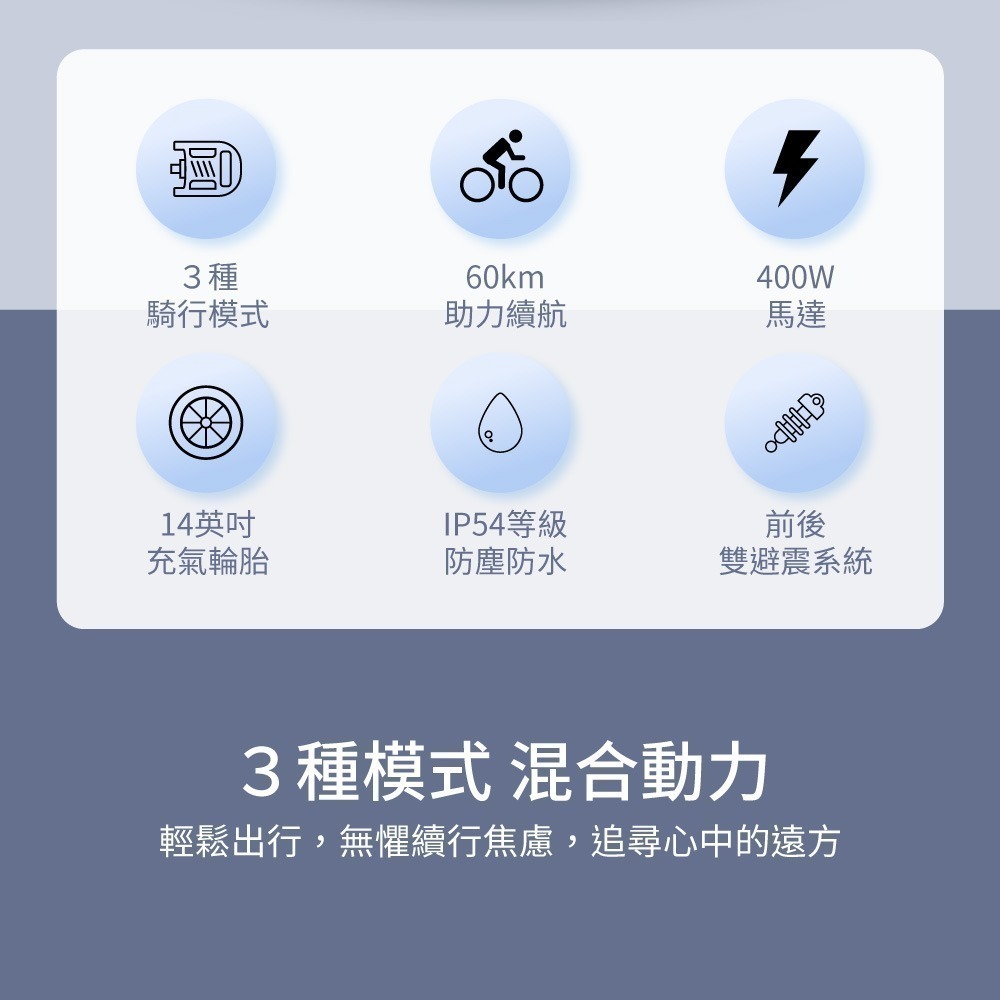 【領券再折】Baicycle S3 Pro 電動腳踏車 (折疊車 腳踏車 小白電動助力自行車)-細節圖2