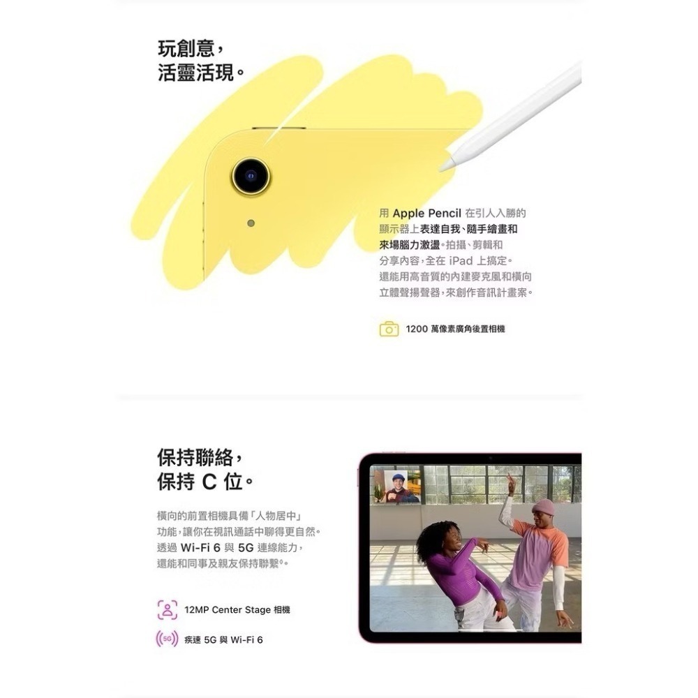 【領券再折】Apple iPad 11 (A16) 128GB Wi-Fi 台灣原廠公司貨-細節圖4