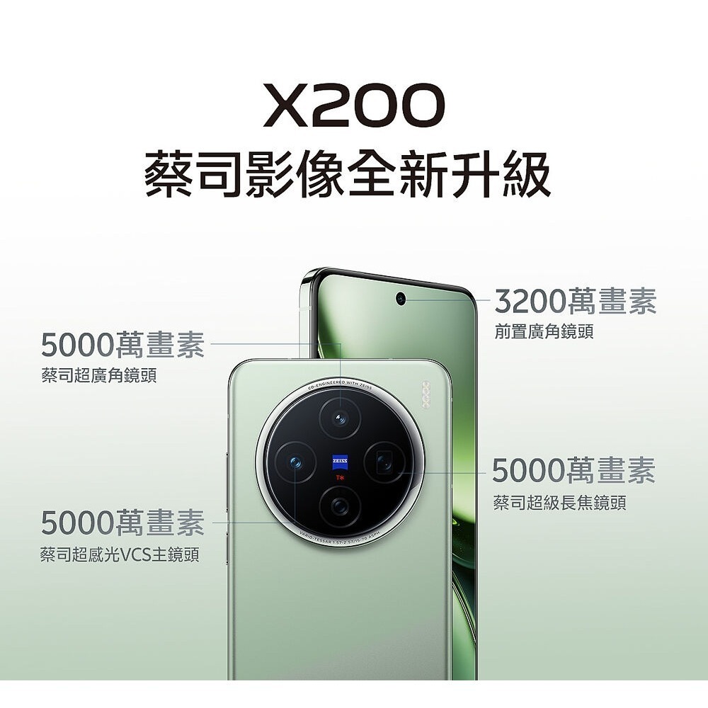 【享領折價卷1000】ViVO X200 (12G/256G) 台灣原廠公司貨-細節圖3