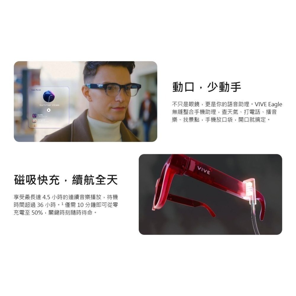 【領券再折】HTC VIVE EAGLE 台灣原廠公司貨-細節圖3