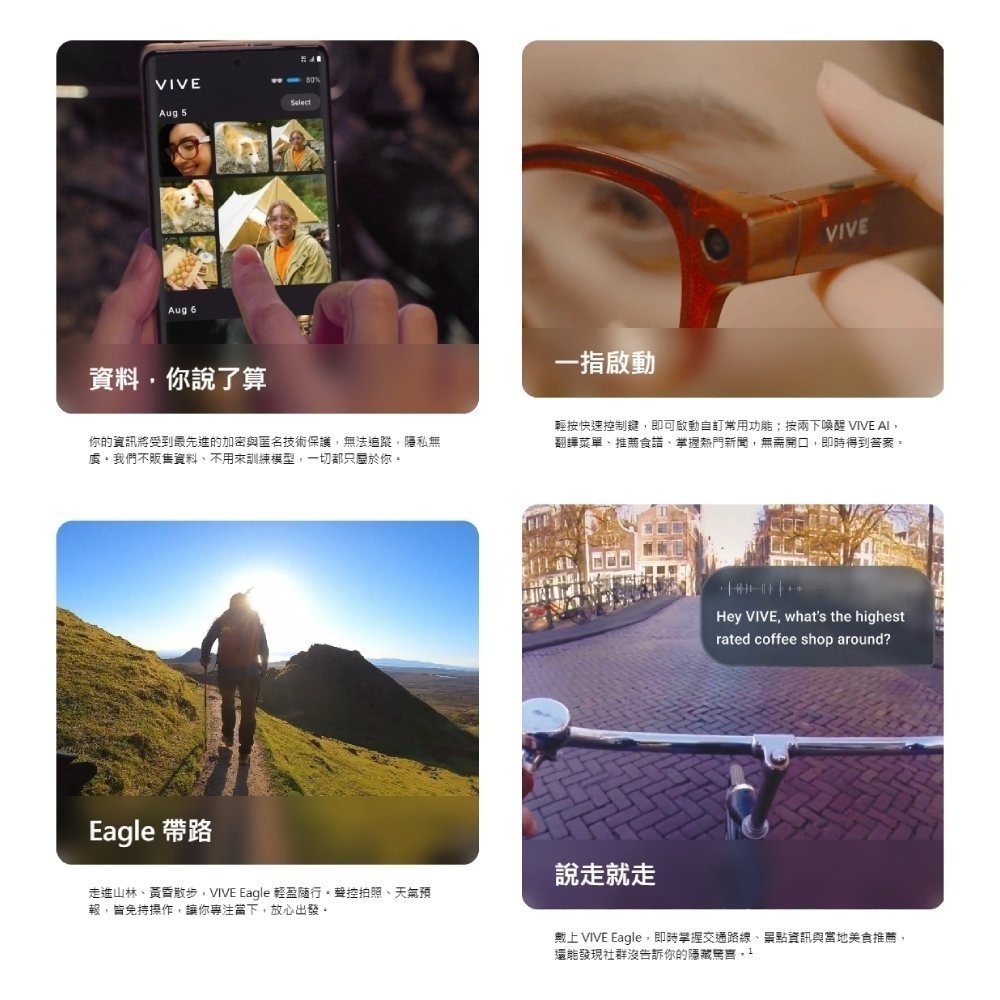 【領券再折】HTC VIVE EAGLE 台灣原廠公司貨-細節圖4