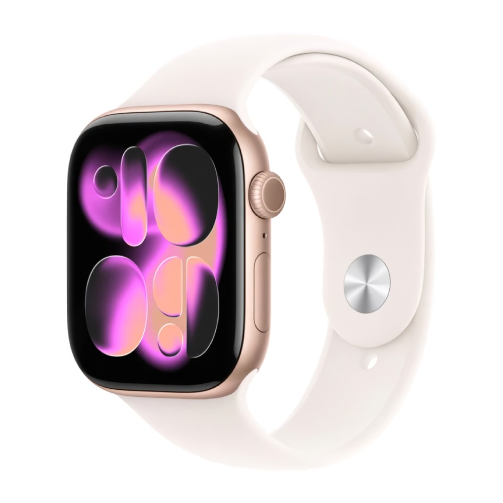【領券再折】Apple Watch Series 11 GPS (46mm) 鋁金屬錶殼搭配運動型錶帶 台灣原廠公司貨-規格圖1