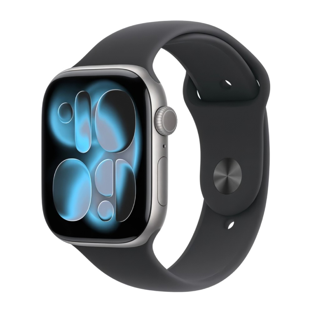 【領券再折】Apple Watch Series 11 GPS (46mm) 鋁金屬錶殼搭配運動型錶帶 台灣原廠公司貨-規格圖1