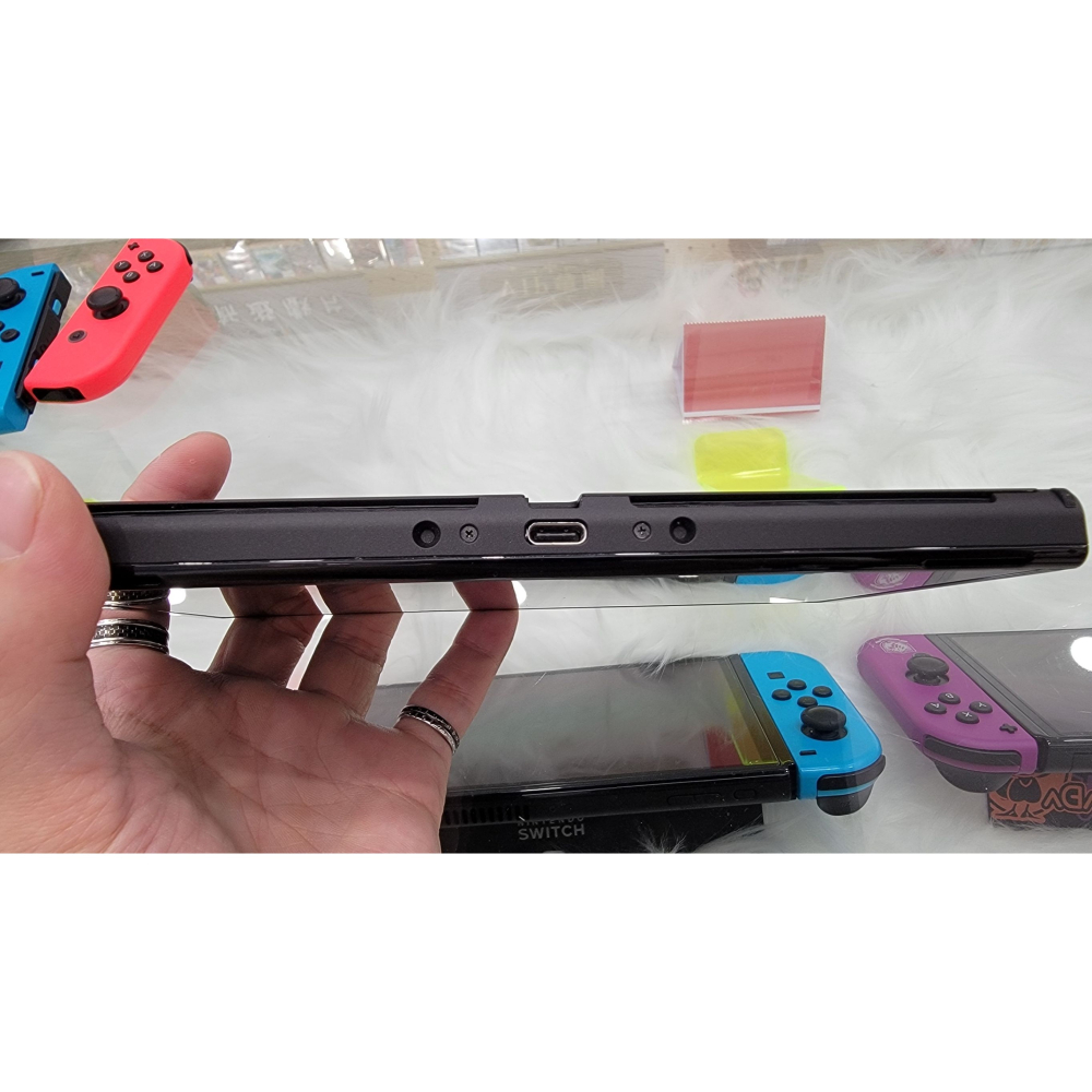 Nintendo Switch OLED 主機-紅藍(台灣公司貨) 【二手】-細節圖7