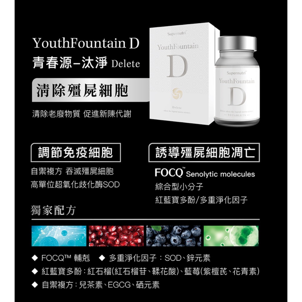 [總經銷🔥現貨免等] Aicom艾力康 Supernutri超能萃 青春源（汰淨/煥活） 少量現貨-細節圖5