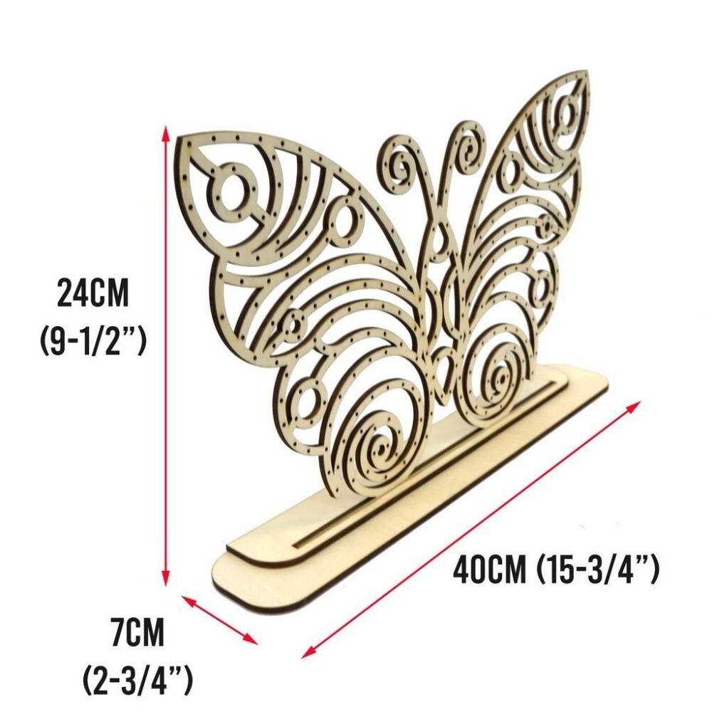 蝴蝶外形耳釘板耳環架子展示架 用於耳釘及耳鉤耳環 適合市集擺攤 擺攤道具 飾品展示架 商品陳列展示架 文創商品 可客制化-細節圖7