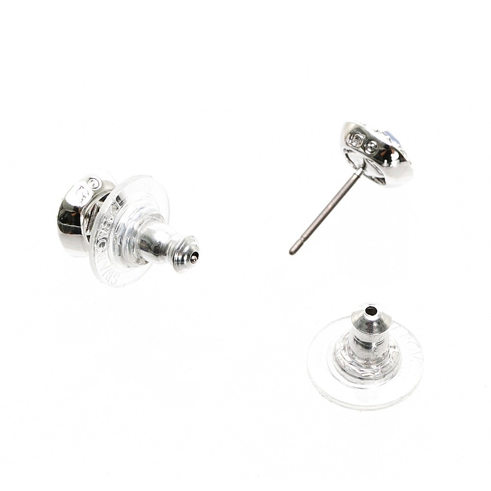 【SWAROVSKI施華洛世奇】Angelic 方形耳釘 (藍色, 鍍白金色)  __DVSHOP保證正貨台灣現貨不用等-細節圖2