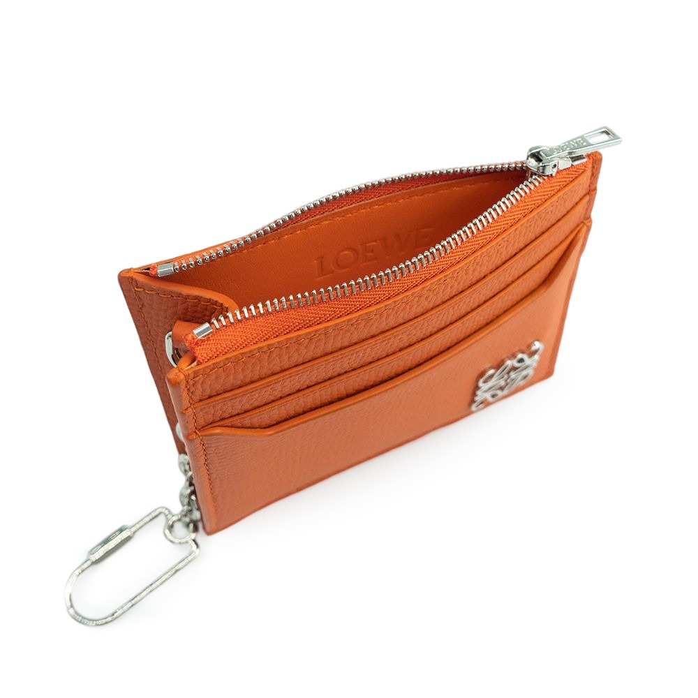 【LOEWE 羅威】 LOEWE 石紋小牛皮Anagram方形卡套/鑰匙包  __DVSHOP 保證正貨 台灣現貨不用等-細節圖4