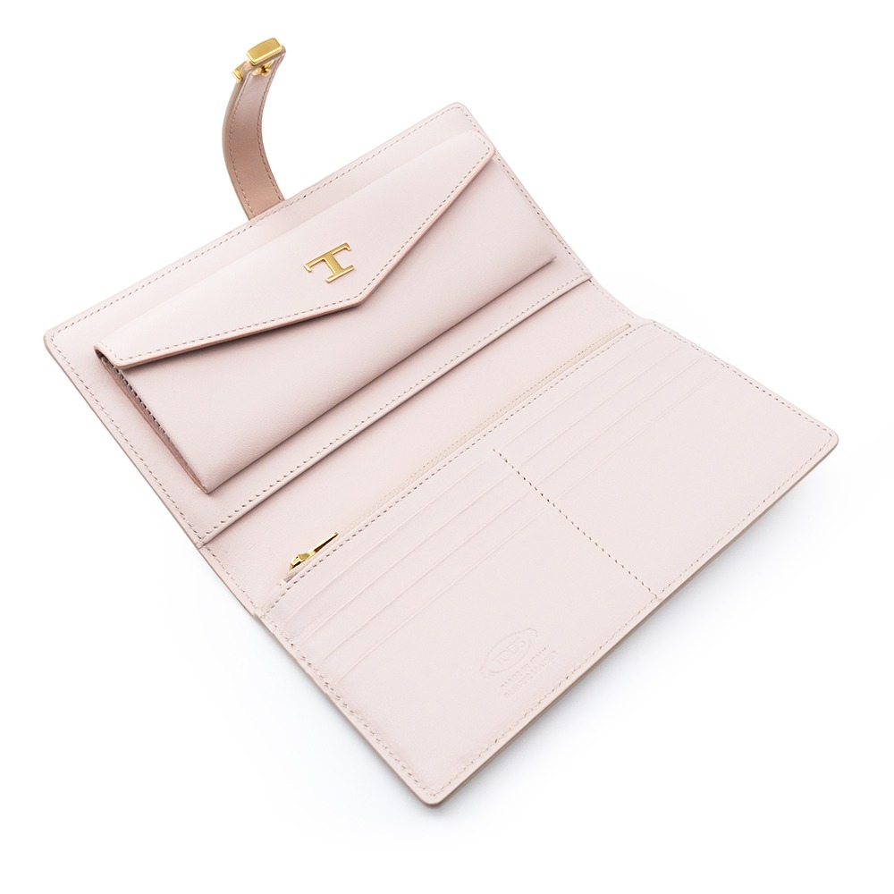 【TODS】 TODS T字LOGO皮革長夾   __DVSHOP 保證正貨 台灣現貨不用等-細節圖3