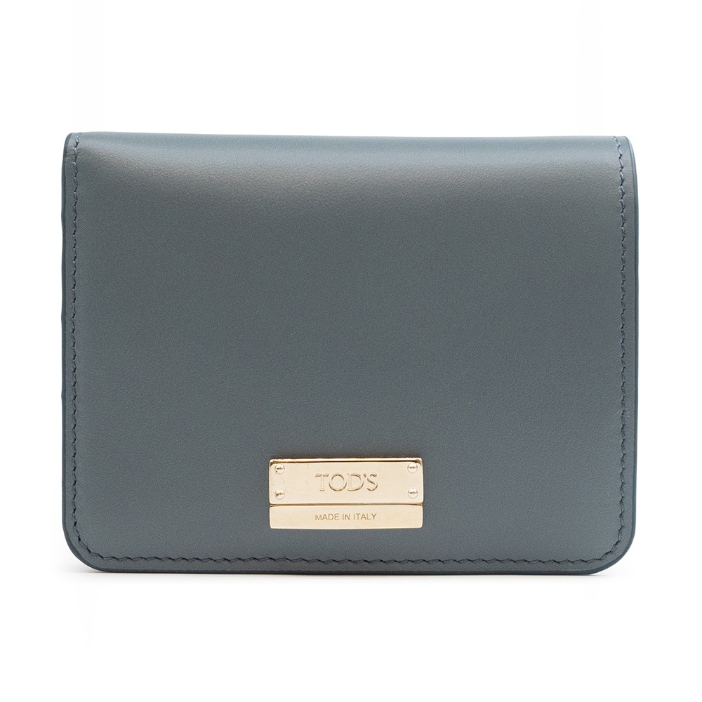 【TODS】 TODS經典字母金屬牌LOGO短夾  __DVSHOP 保證正貨 台灣現貨不用等-細節圖2