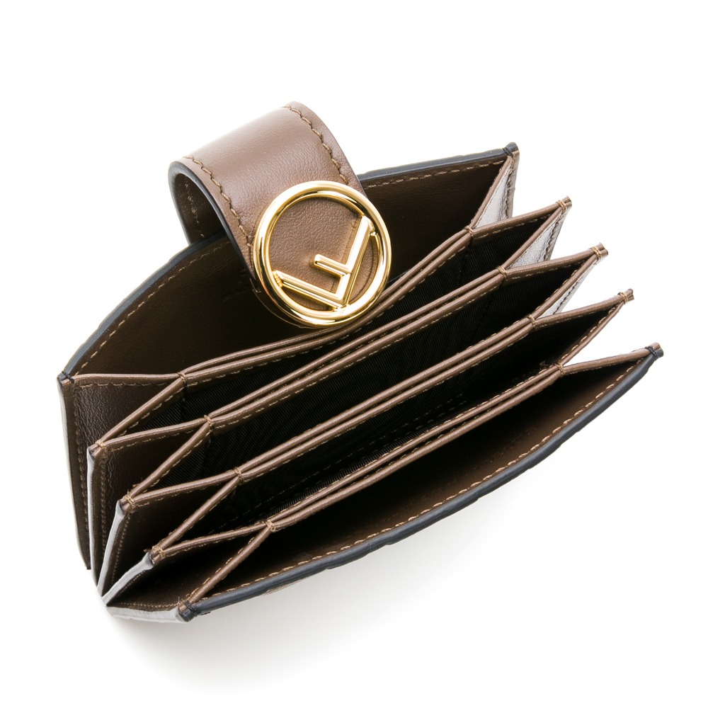 【FENDI 芬迪】 FENDI 老花翻釦風琴多層卡套  __DVSHOP 保證正貨 台灣現貨不用等-細節圖3