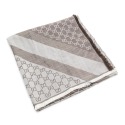 【GUCCI 古馳】 GUCCI 流蘇斜紋雙色流蘇方型披巾/長型圍巾   __DVSHOP 保證正貨 台灣現貨不用等-規格圖3