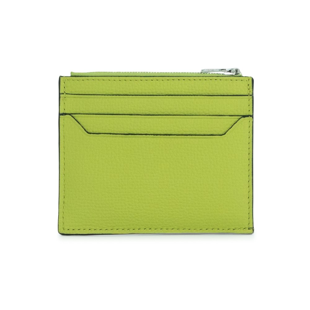 【LOEWE 羅威】 LOEWE 石紋小牛皮Anagram方形卡套 (青綠) __DVSHOP 保證正貨 台灣現貨不用等-細節圖2