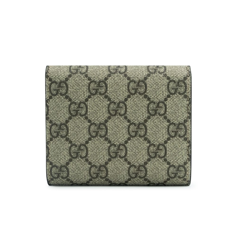 【GUCCI 古馳】 GUCCI DIONYSUS 馬蹄扣 短夾 [棕]  __DVSHOP 保證正貨 台灣現貨不用等-細節圖2